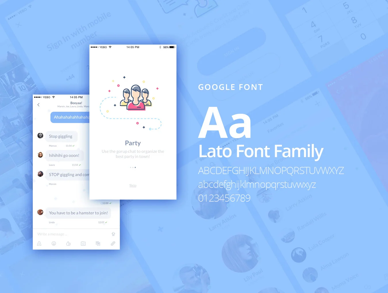 Burble Mobile UI Kit 3