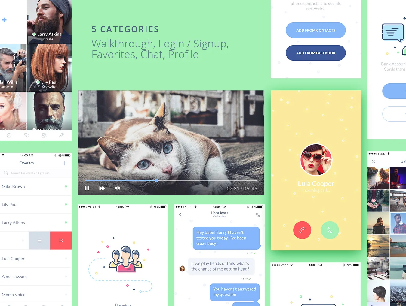 Burble Mobile UI Kit 5