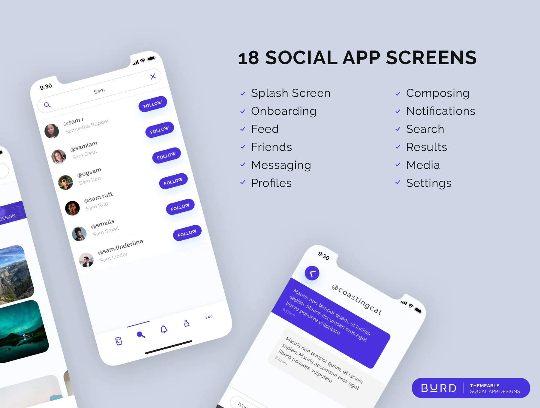 Burd Sketch Social UI Kit 2