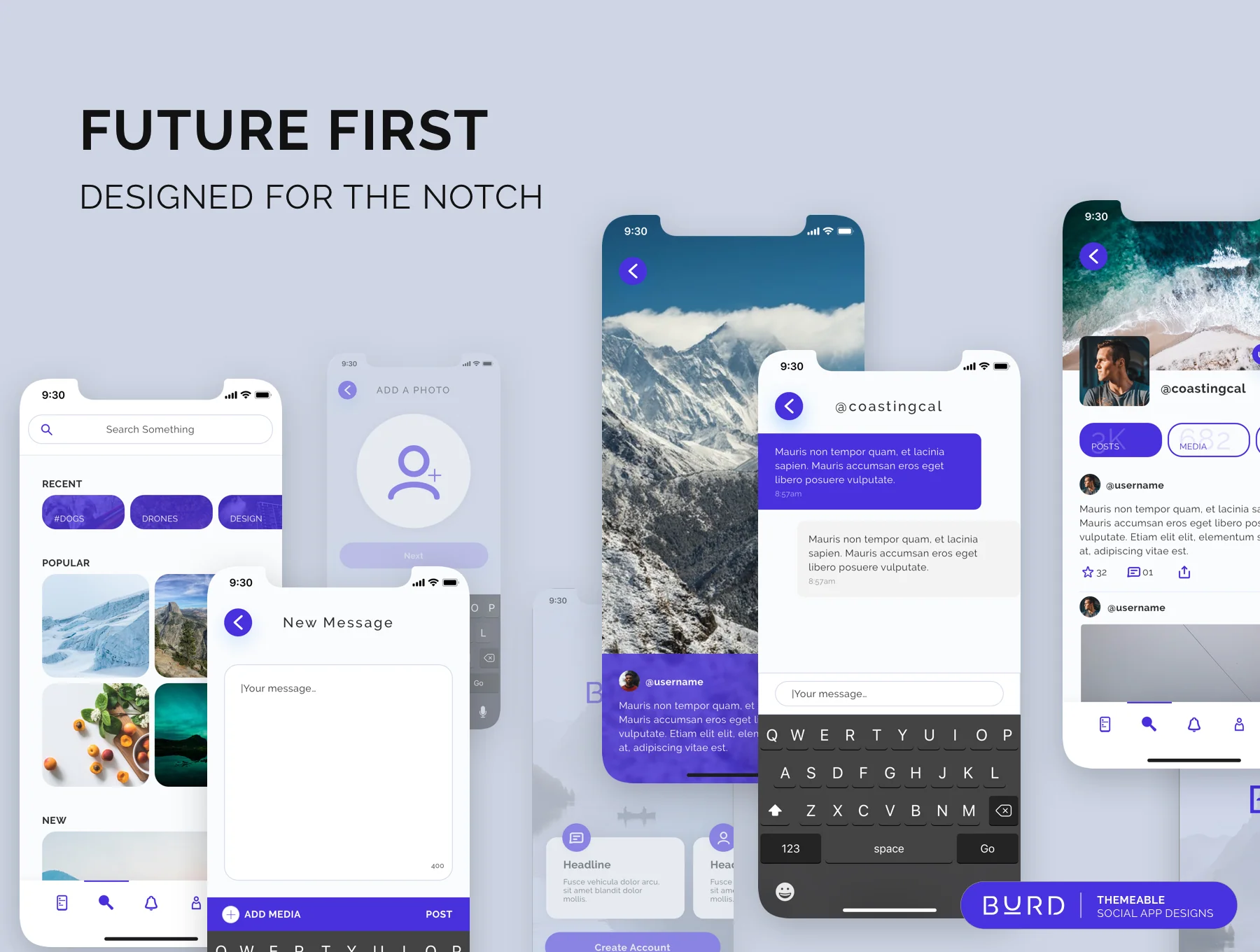 Burd Sketch Social UI Kit 6