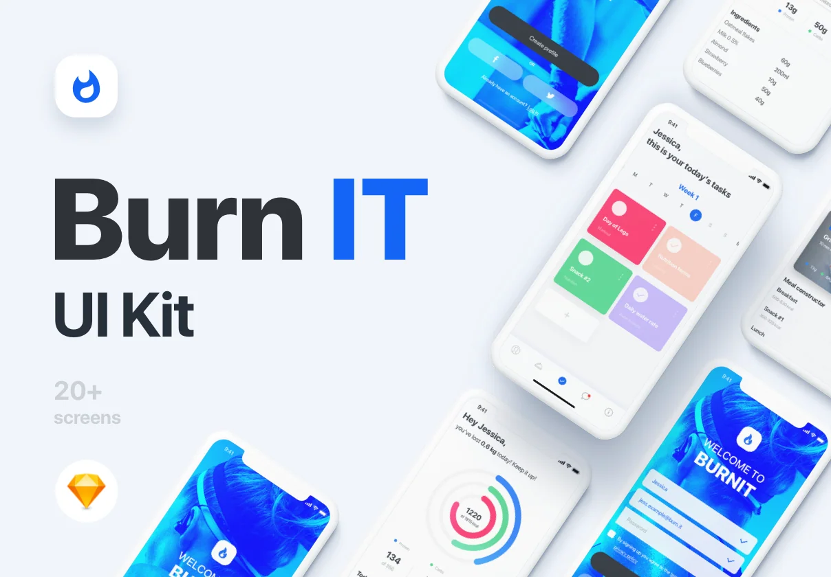 BURNIT UI Kit