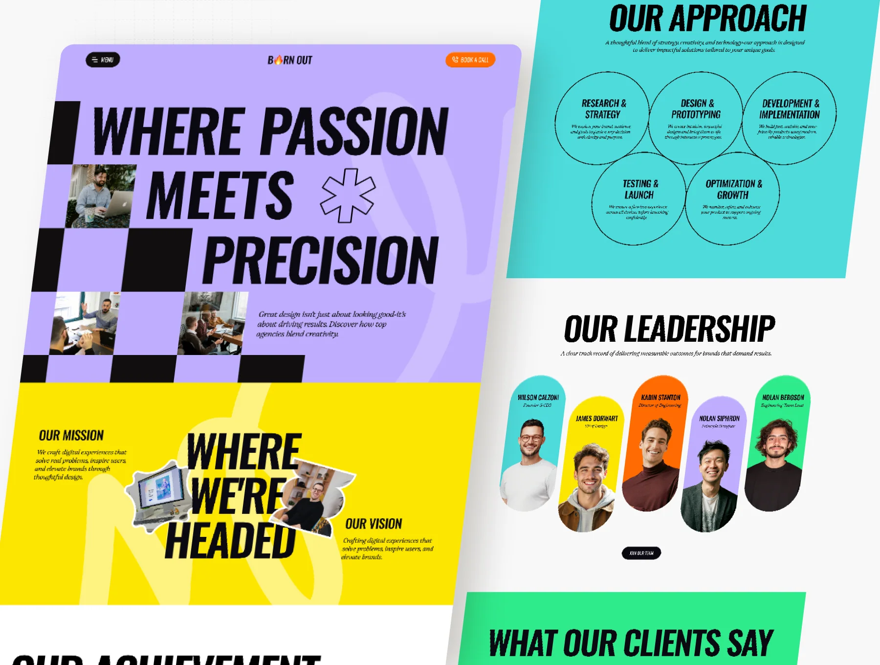 BurnOut - Creative Agency Website Template 4