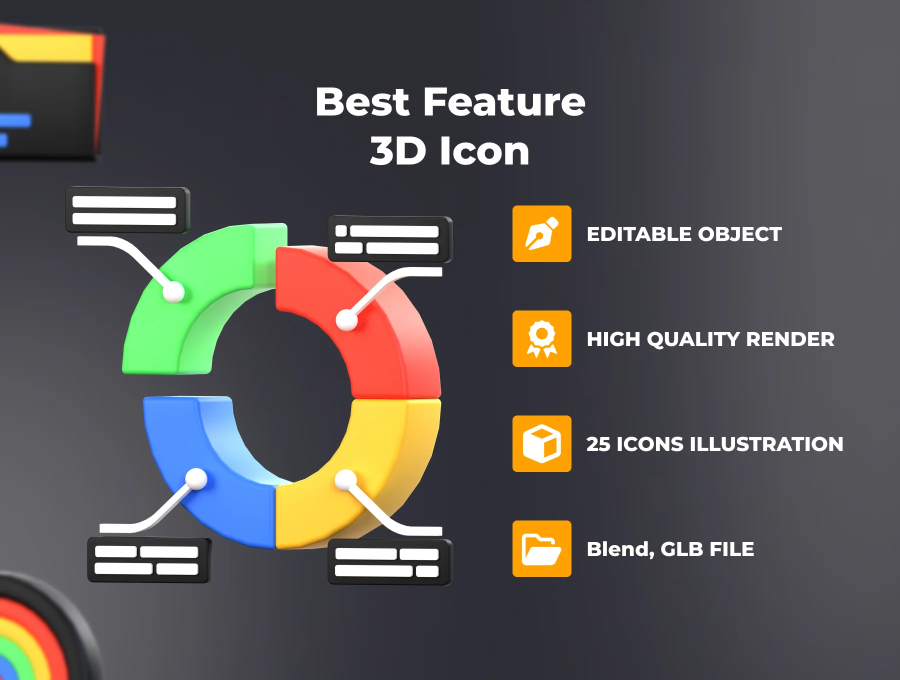 Business 3D 3D Illustration Pack 2