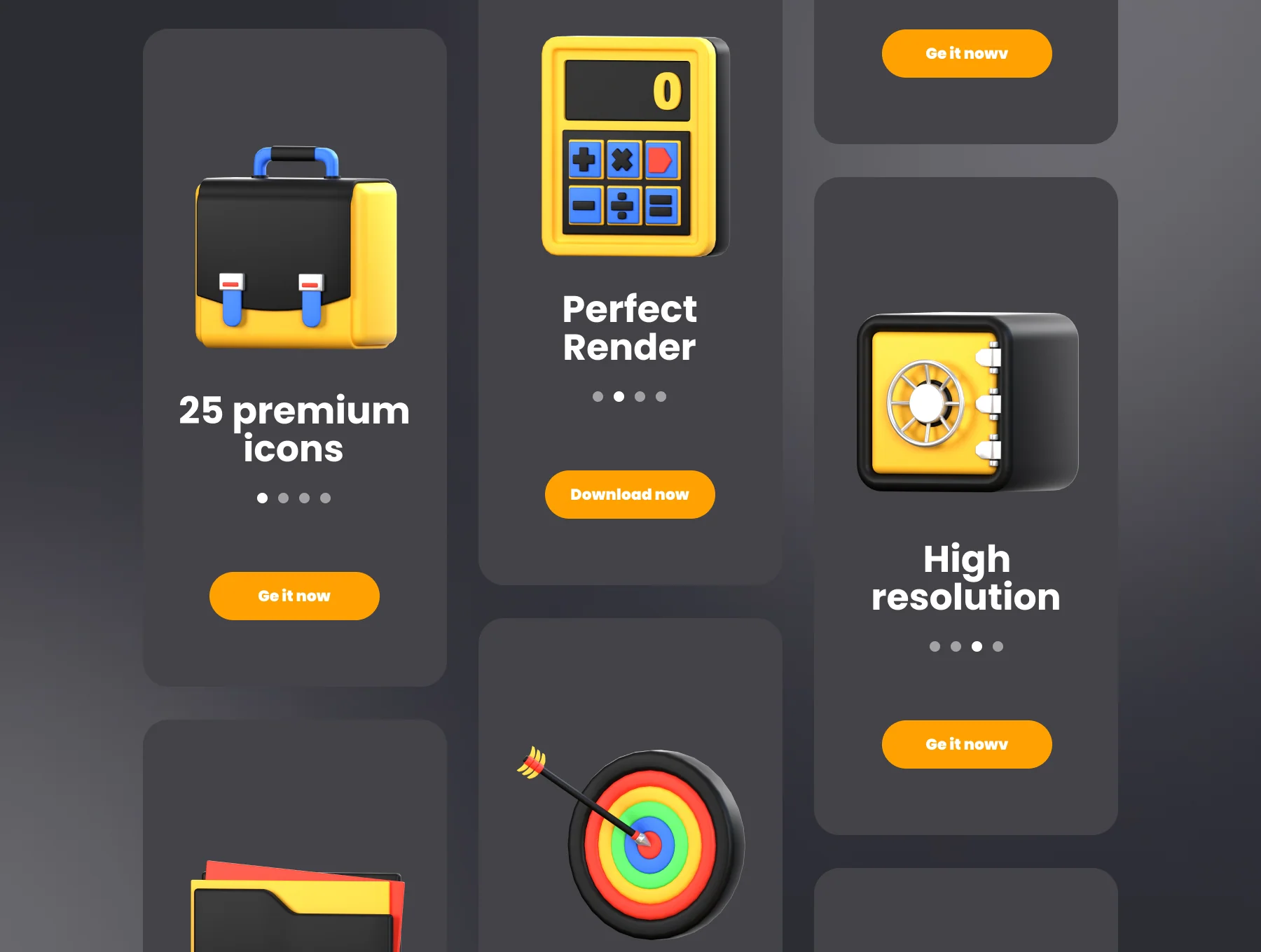 Business 3D 3D Illustration Pack 3