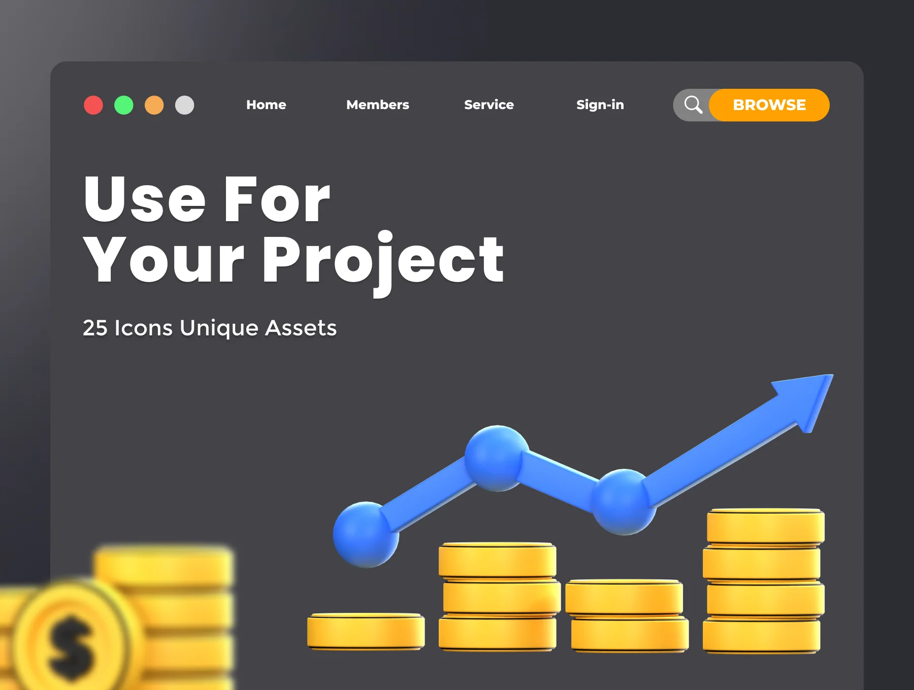 Business 3D 3D Illustration Pack 4