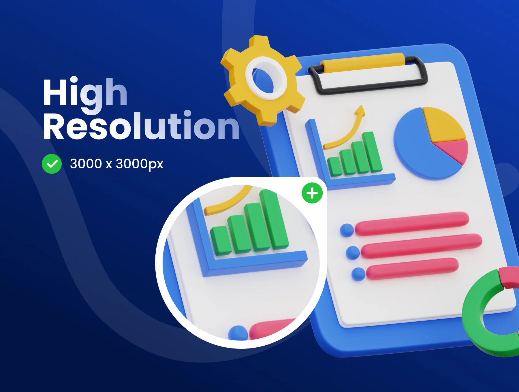 Business 3D Icon Set 3