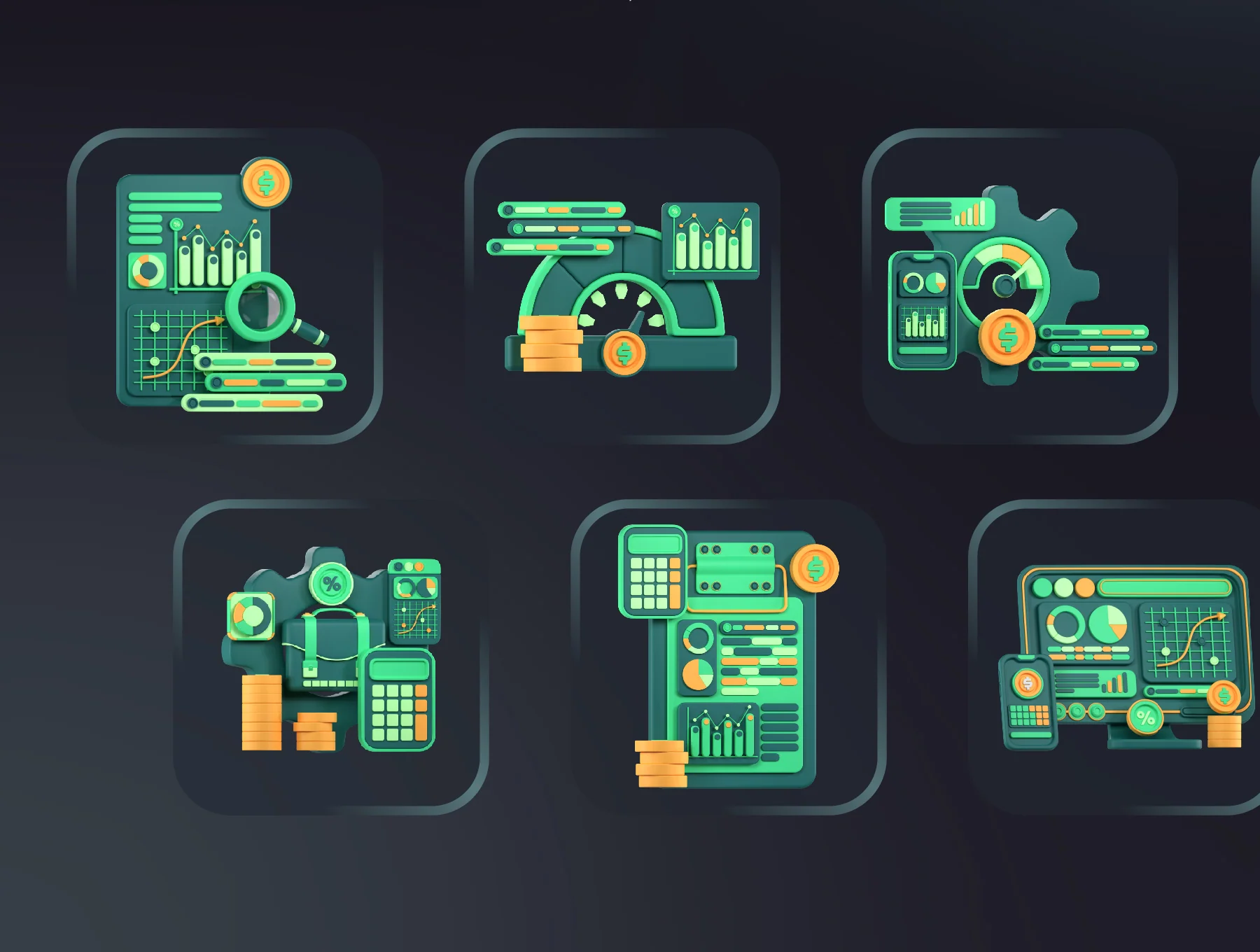Business 3D Icon Packs 5