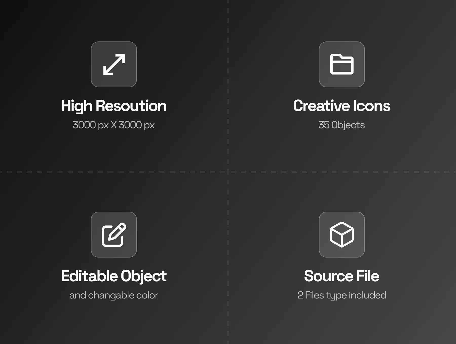 Business 3D Icon Set 2