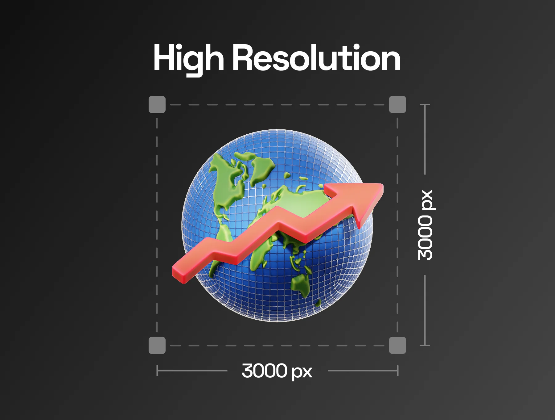 Business 3D Icon Set 4