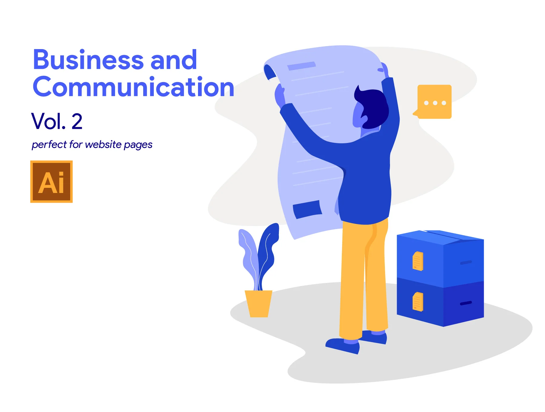 Business and Communication Illustration Vol 2