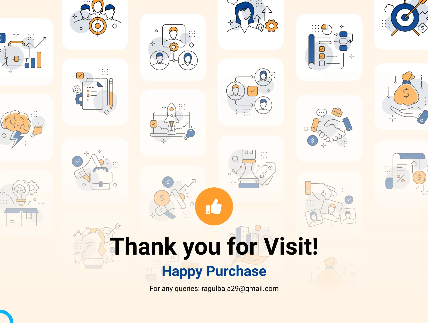 Business and management icon set 6