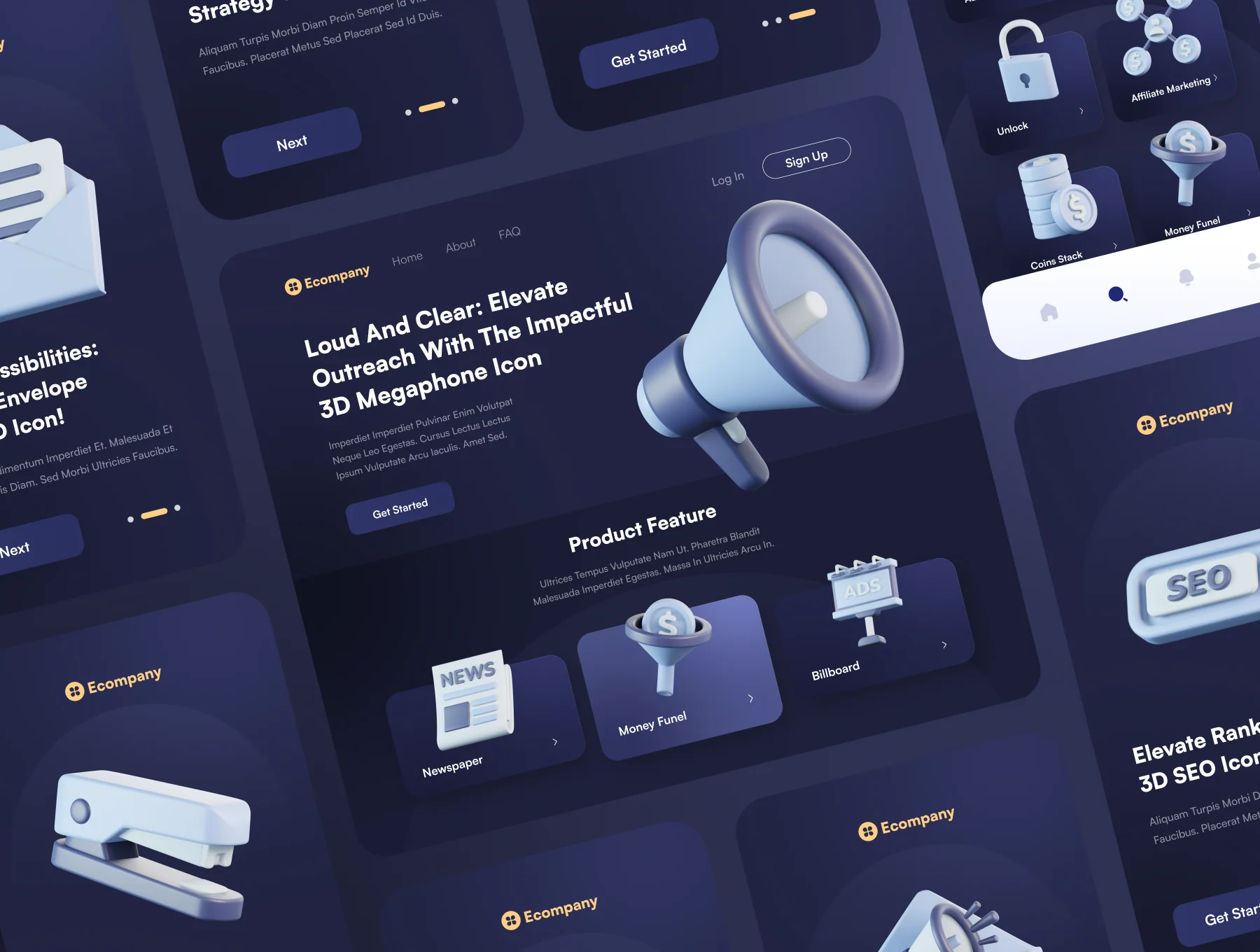 Business and Marketing 3D Icon 10