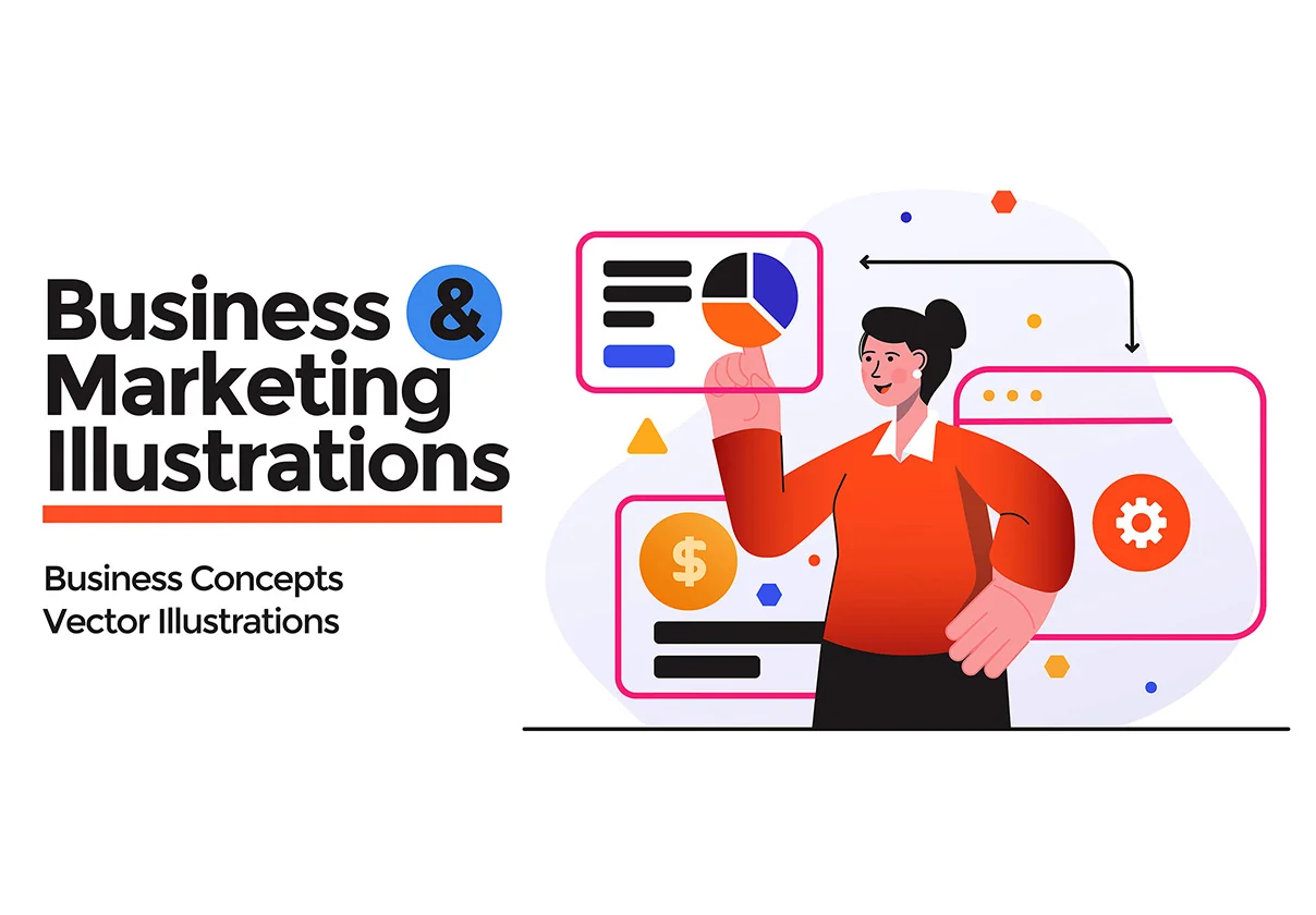 Business and Marketing illustrations