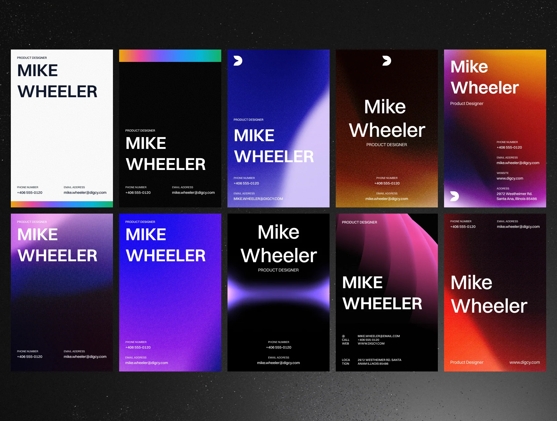 Business Cards Template Kit +100 5