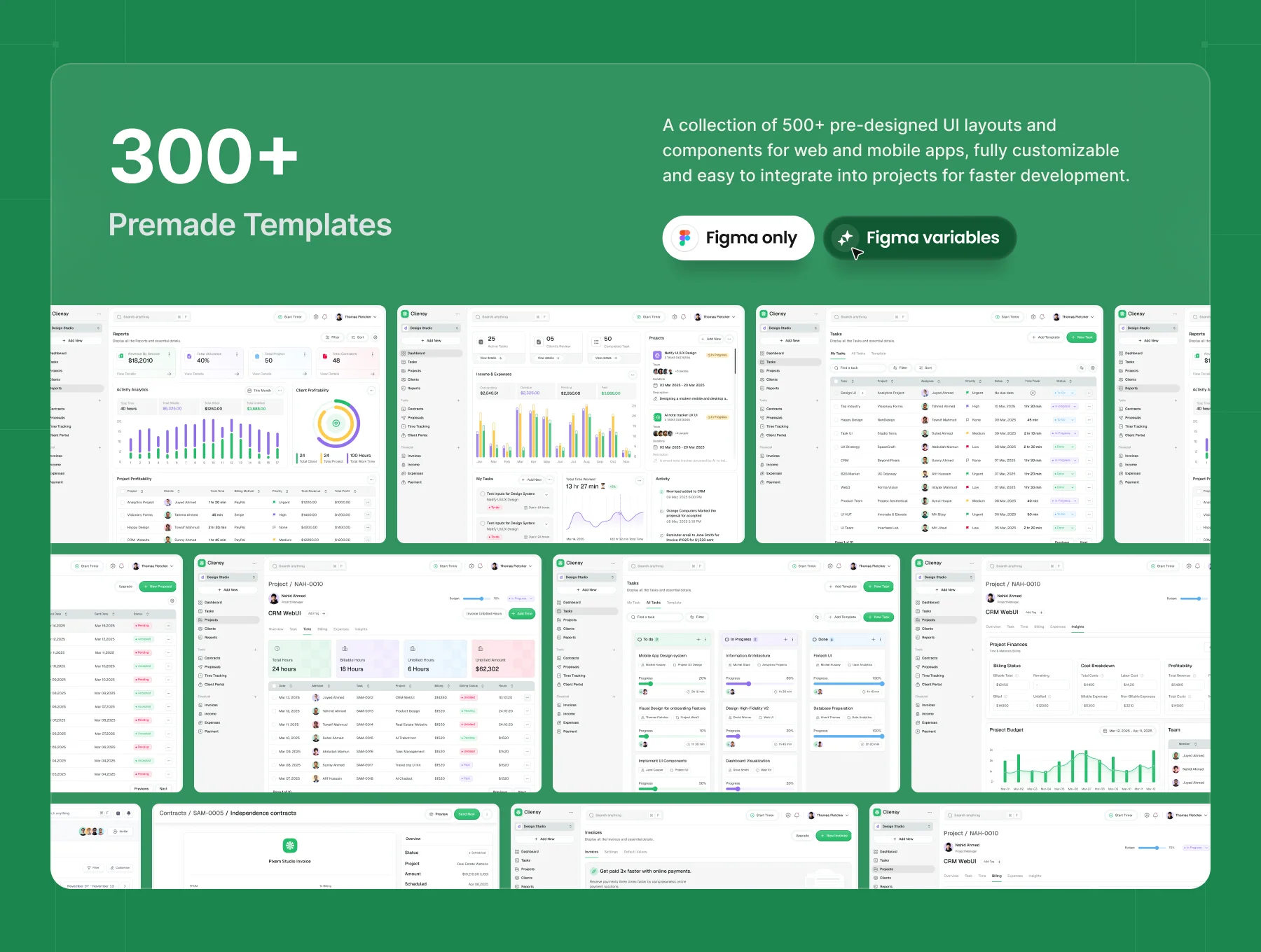 Cliensy - SaaS CRM Dashboard UI Kit 4
