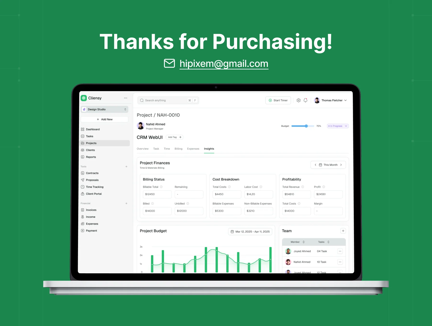Cliensy - SaaS CRM Dashboard UI Kit 8