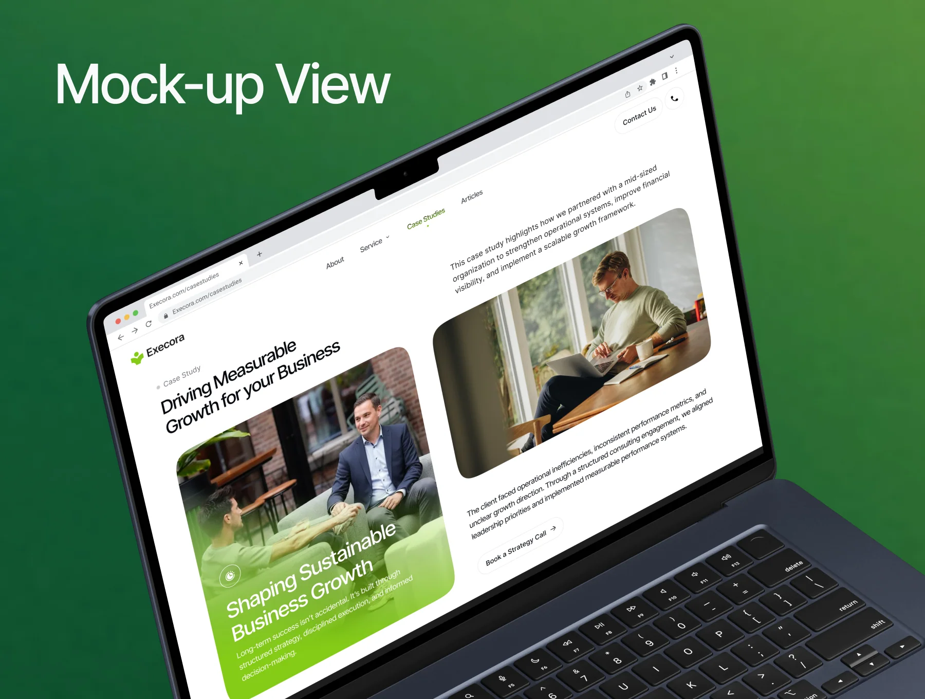 Business Consultant Website UI Kit 5