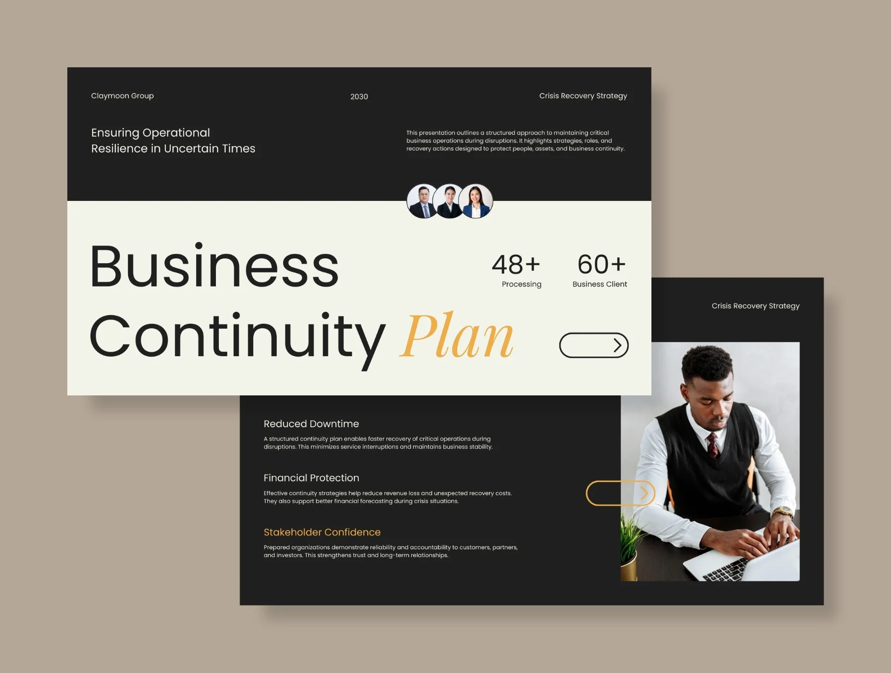 Business Continuity Strategy Deck