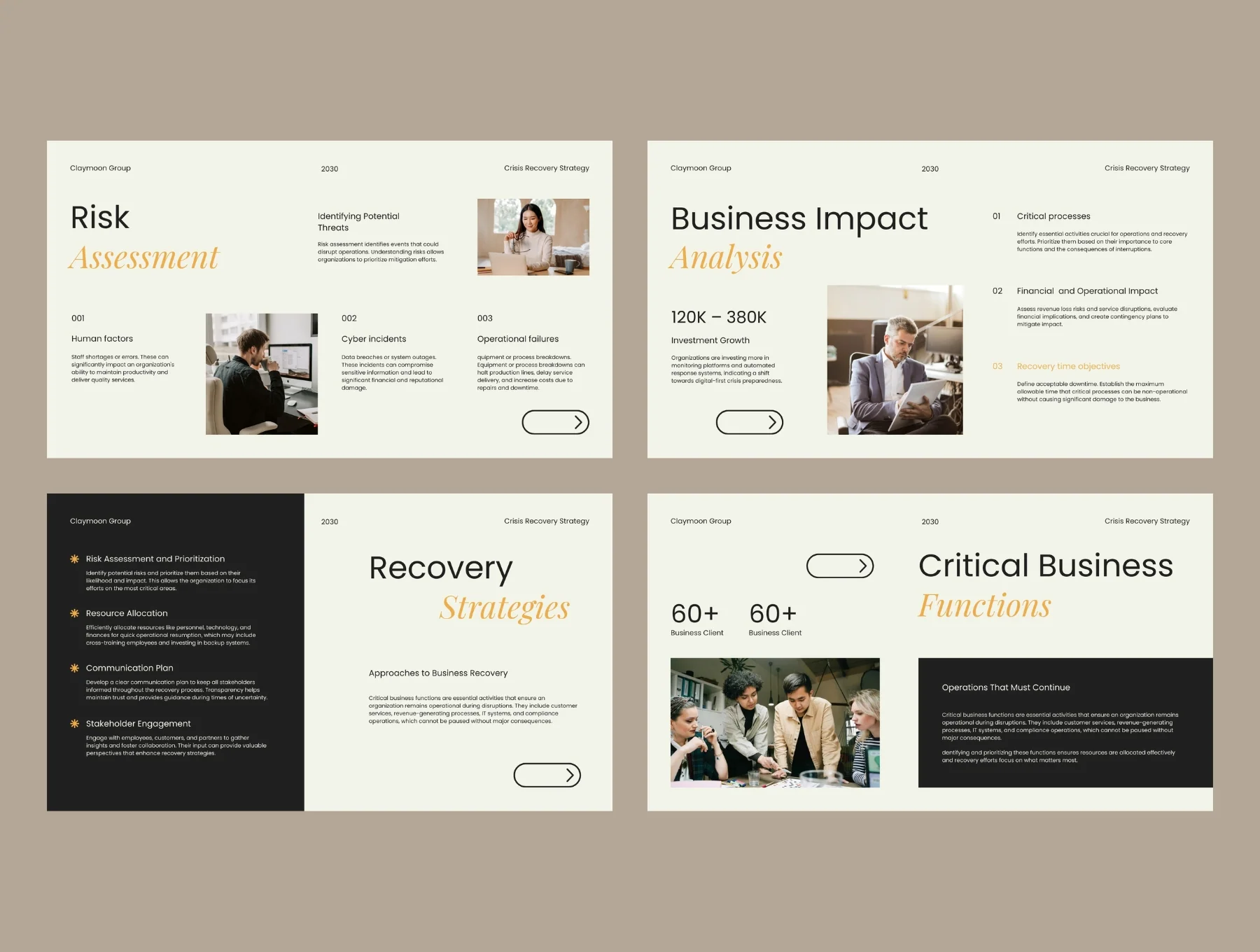 Business Continuity Strategy Deck 2