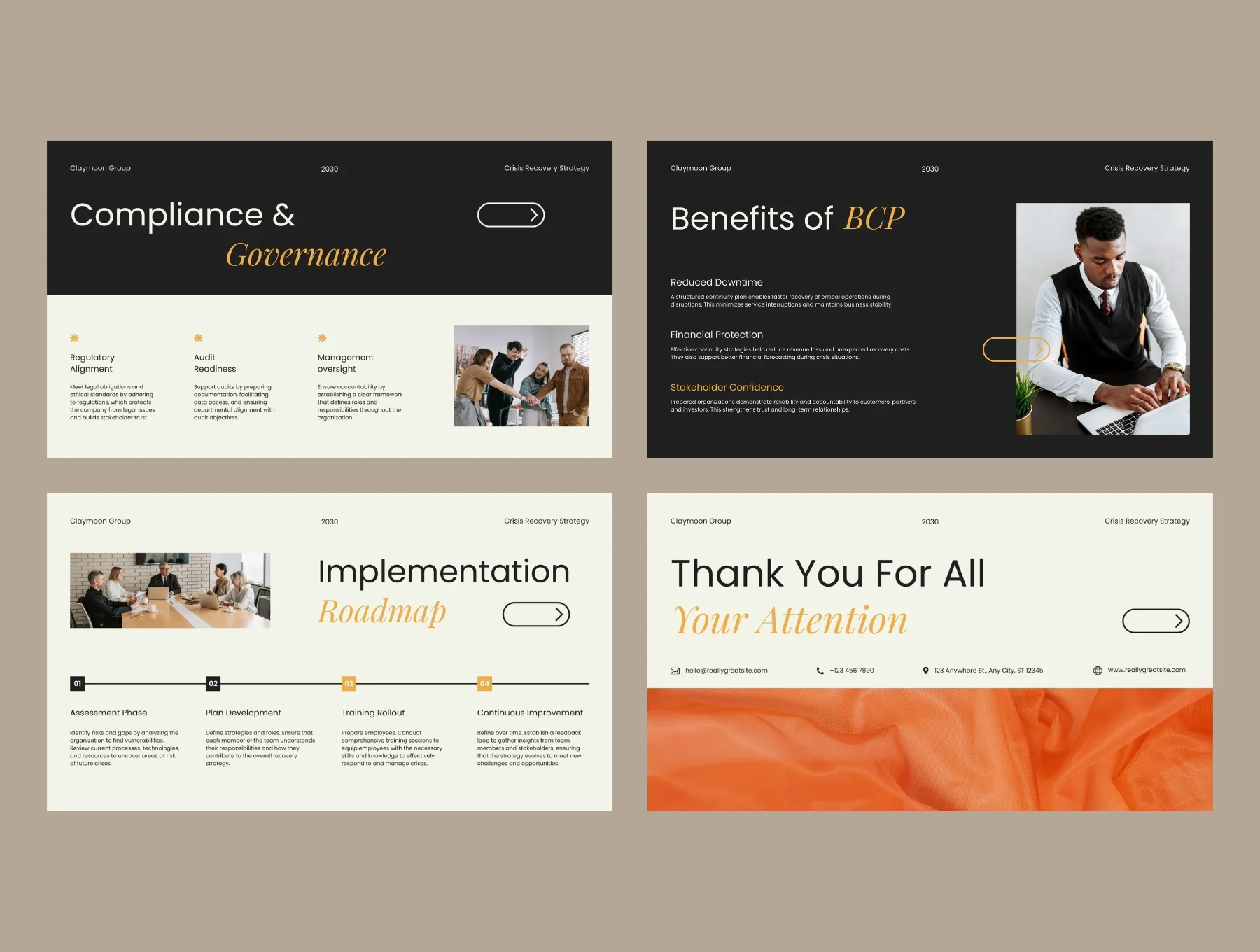 Business Continuity Strategy Deck 5