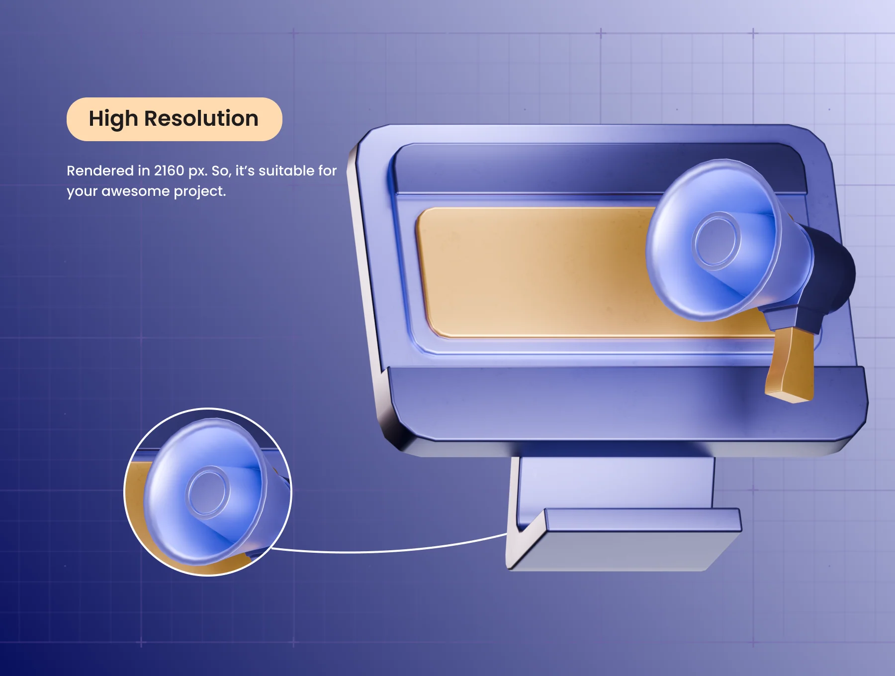 Business Dashboard 3D Icon 4