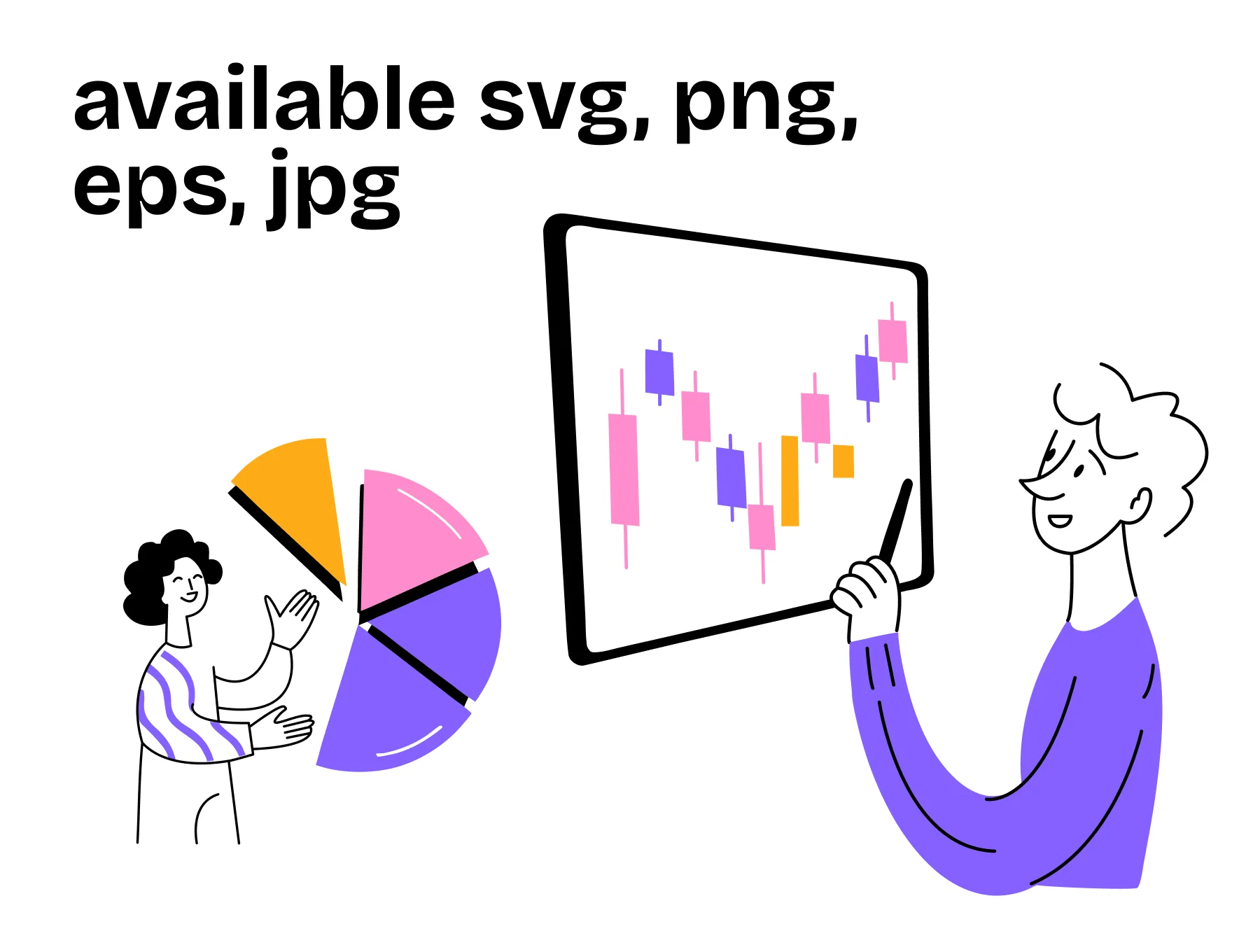 Business Data Illustration Set 3