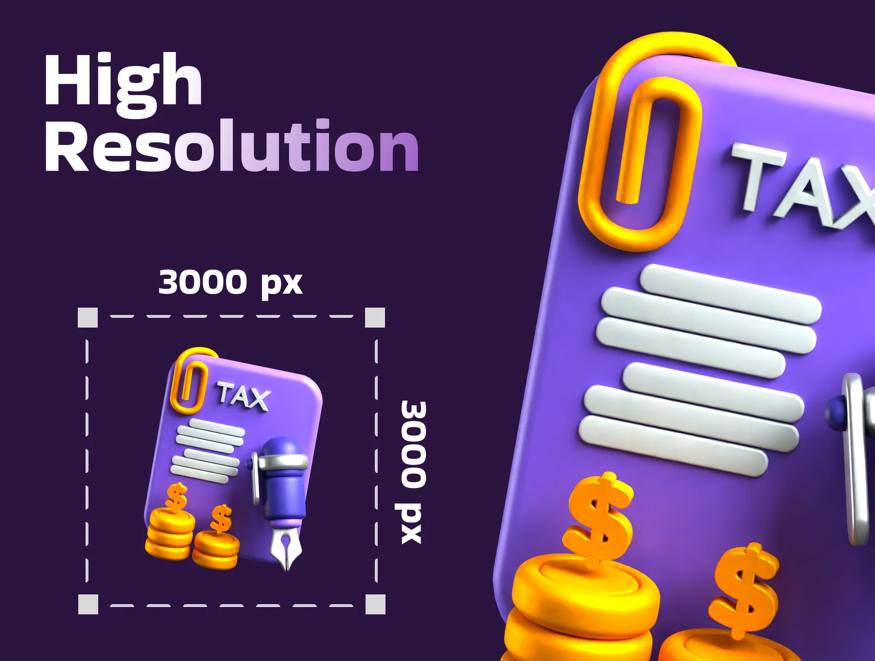 Business & Finance 3D Icon Pack 2