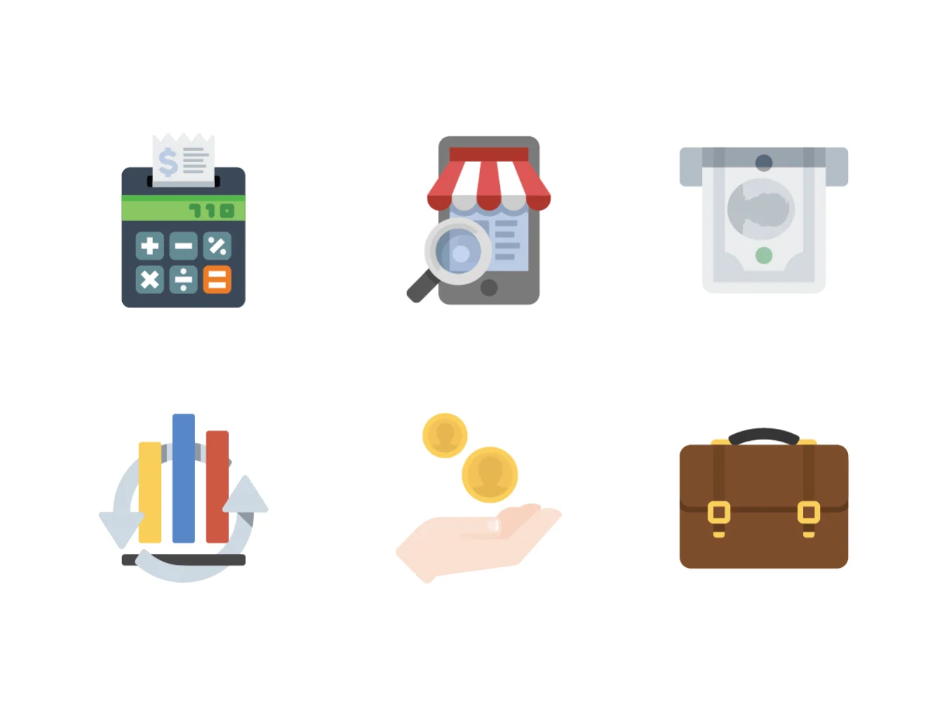 Business & Finance Flat Icons 2 4