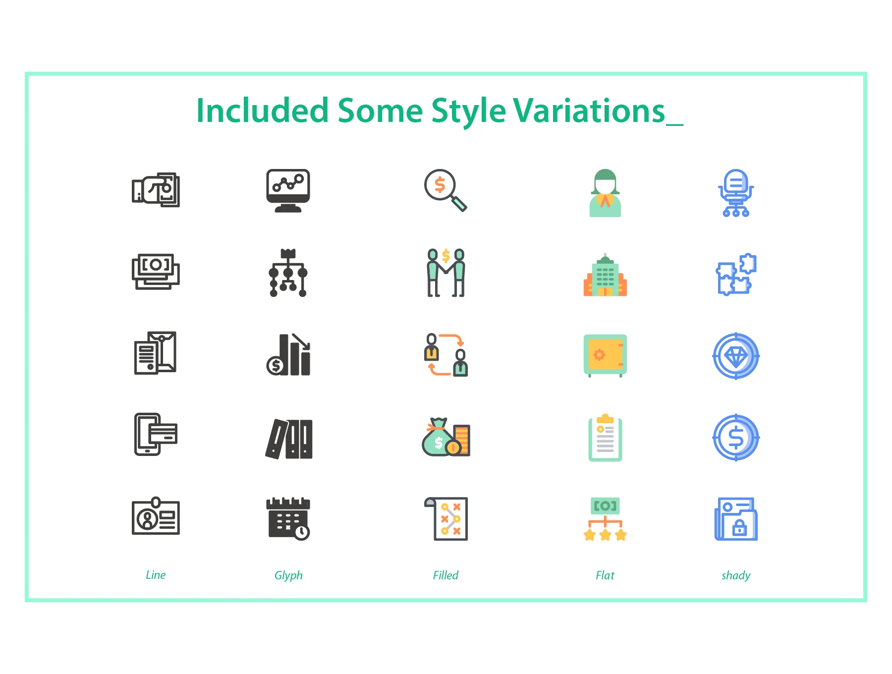 300 Business & Finance Icons 5