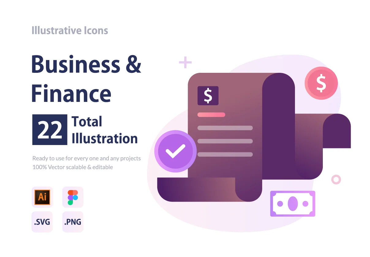Business & Finance Illustrative Icon