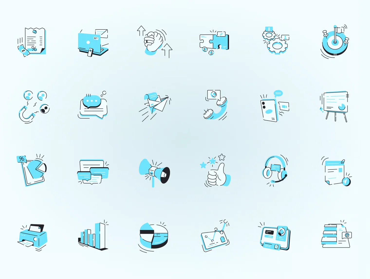 Business Flow Illustrations 6