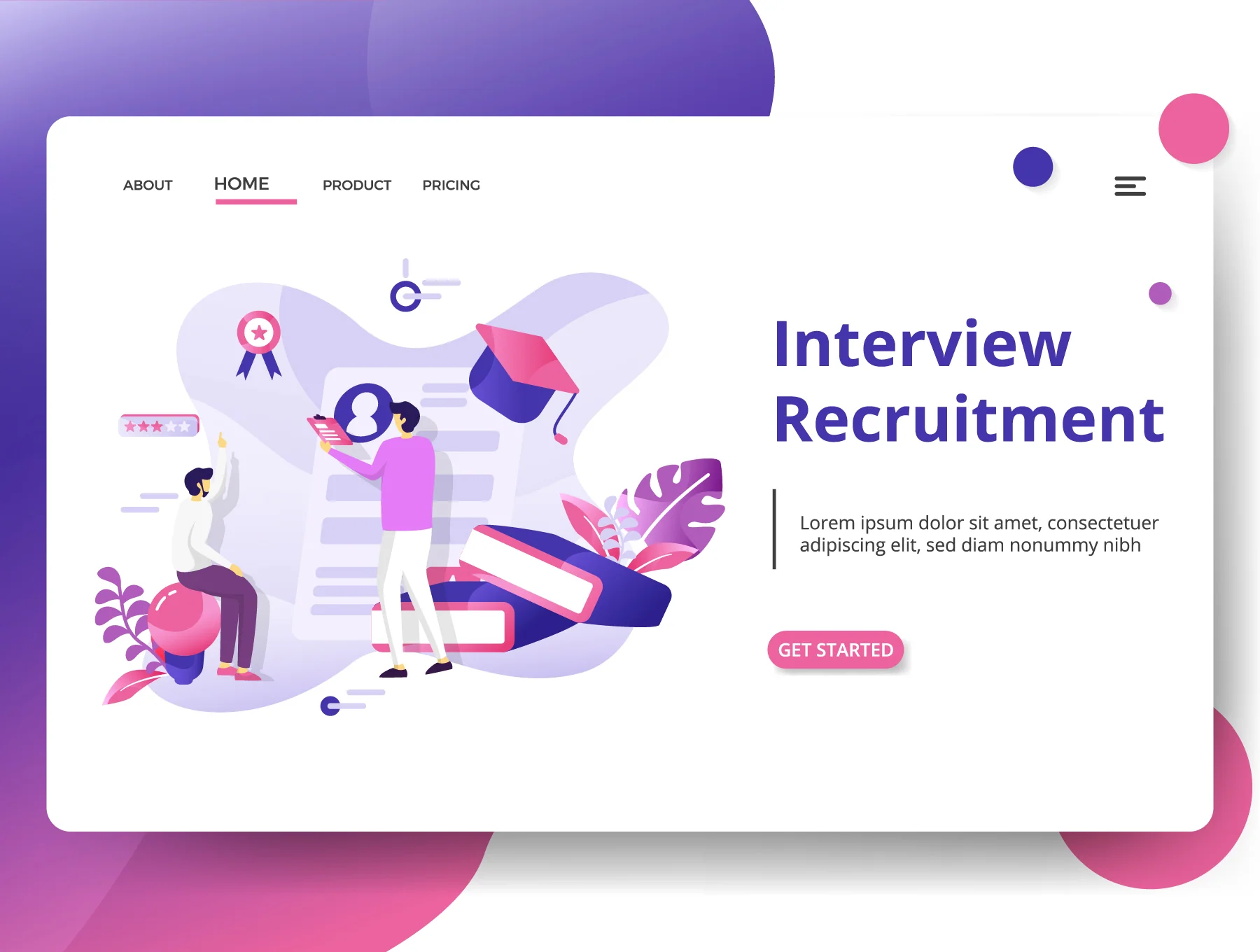 Business Head Hunting sets Illustration 2