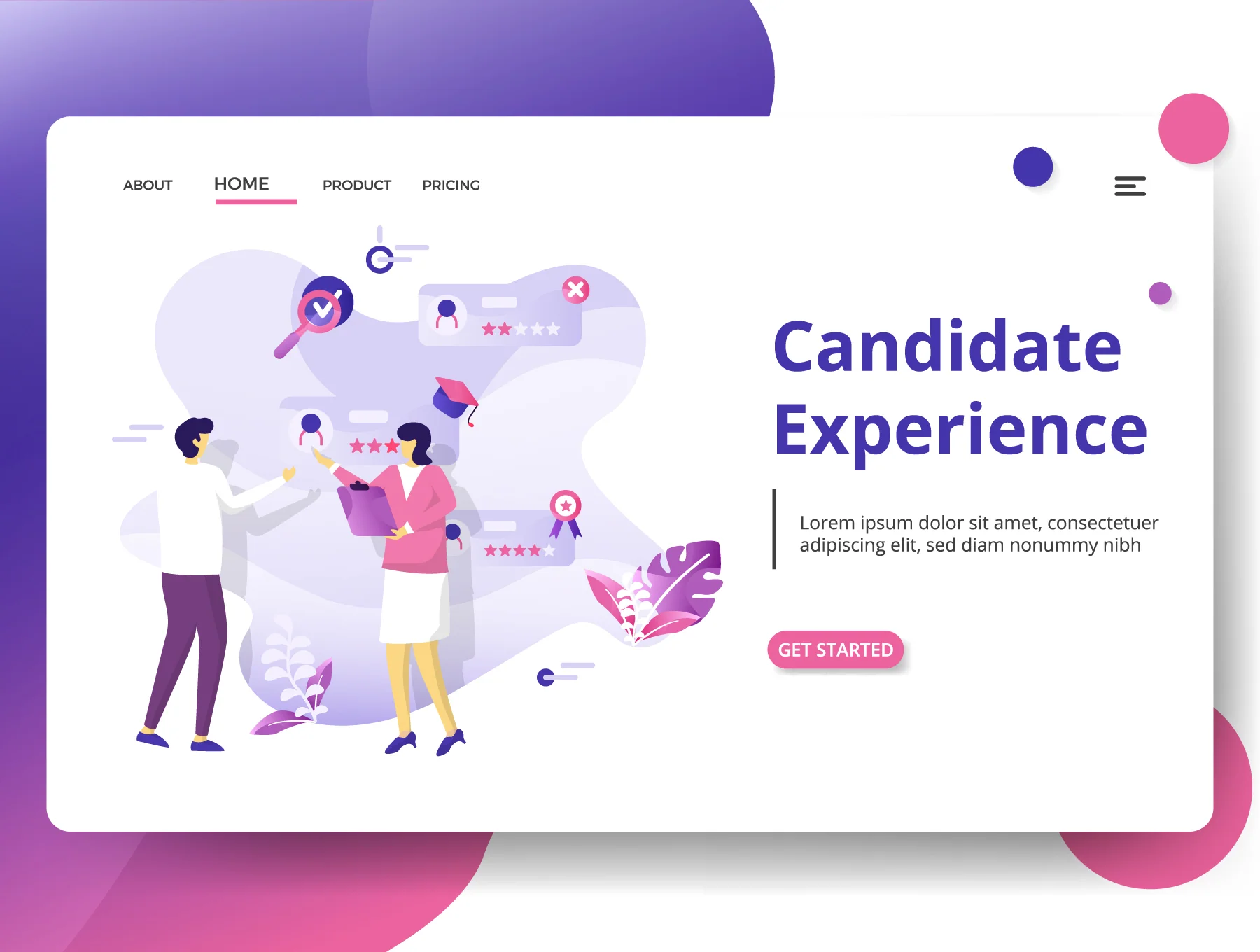 Business Head Hunting sets Illustration 3
