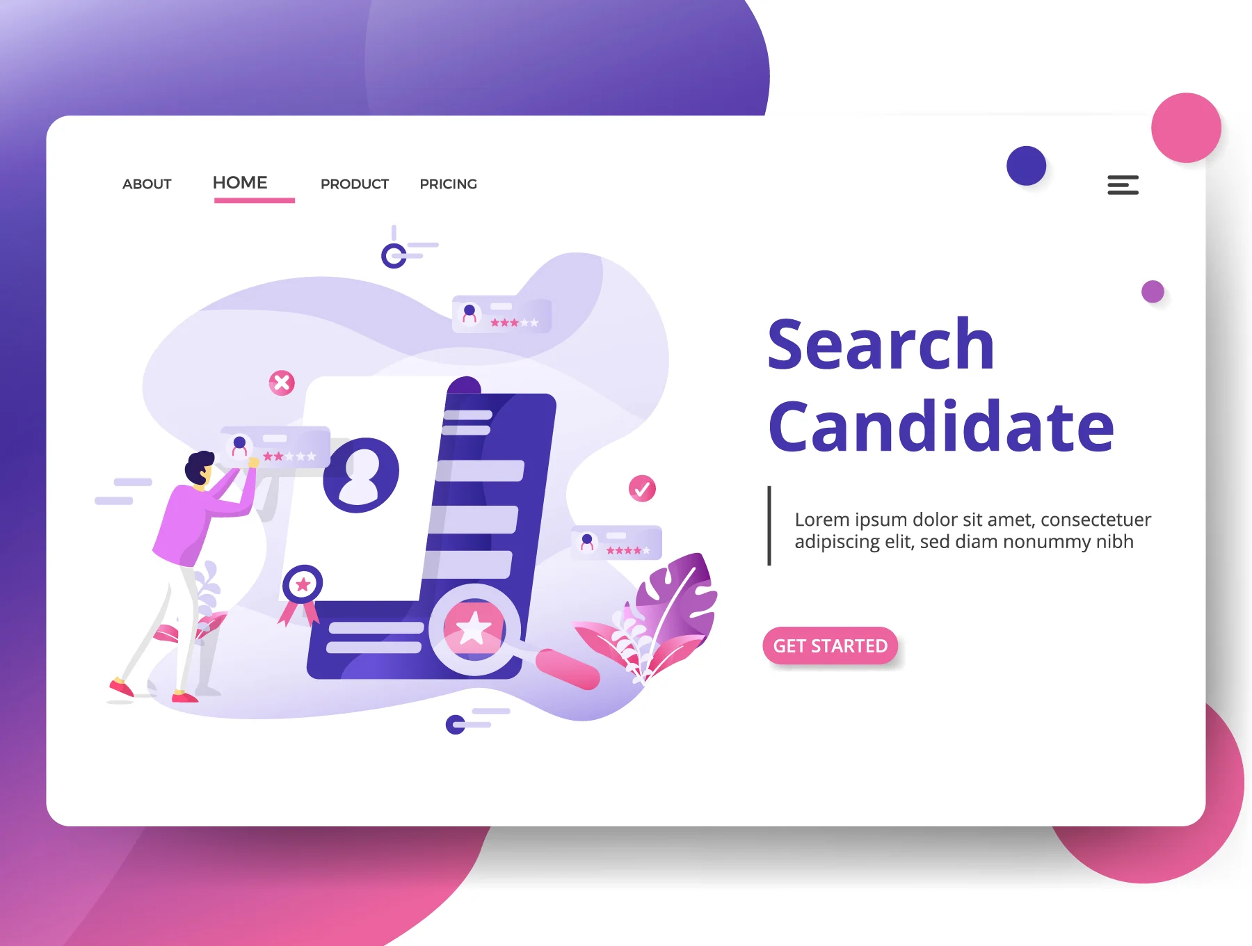 Business Head Hunting sets Illustration 7