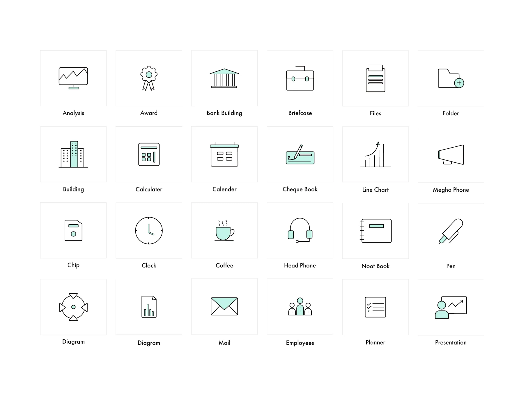 Business Icons Pack 4