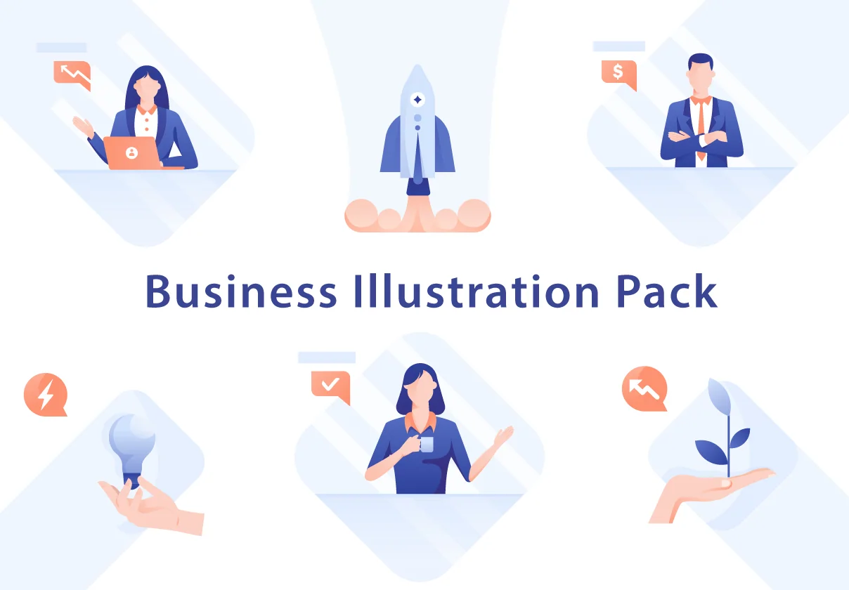 Business illustration pack