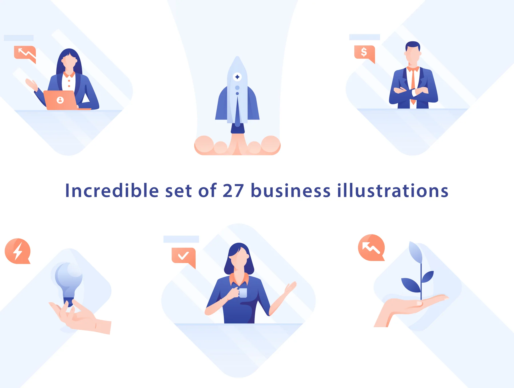 Business illustration pack