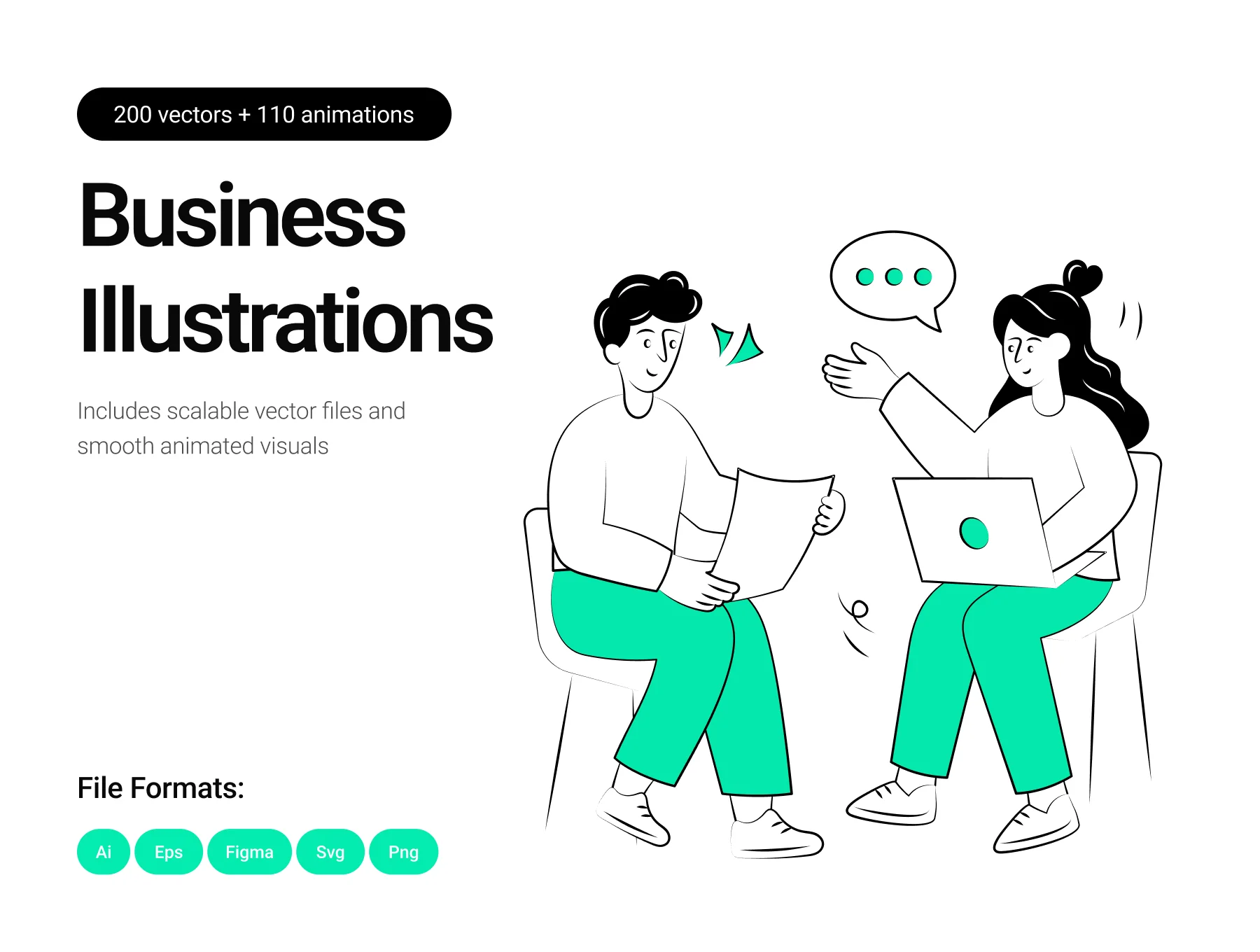 Business Illustrations Bundle