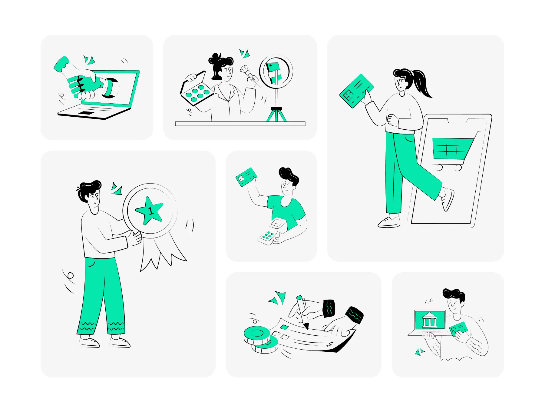 Business Illustrations Bundle 8