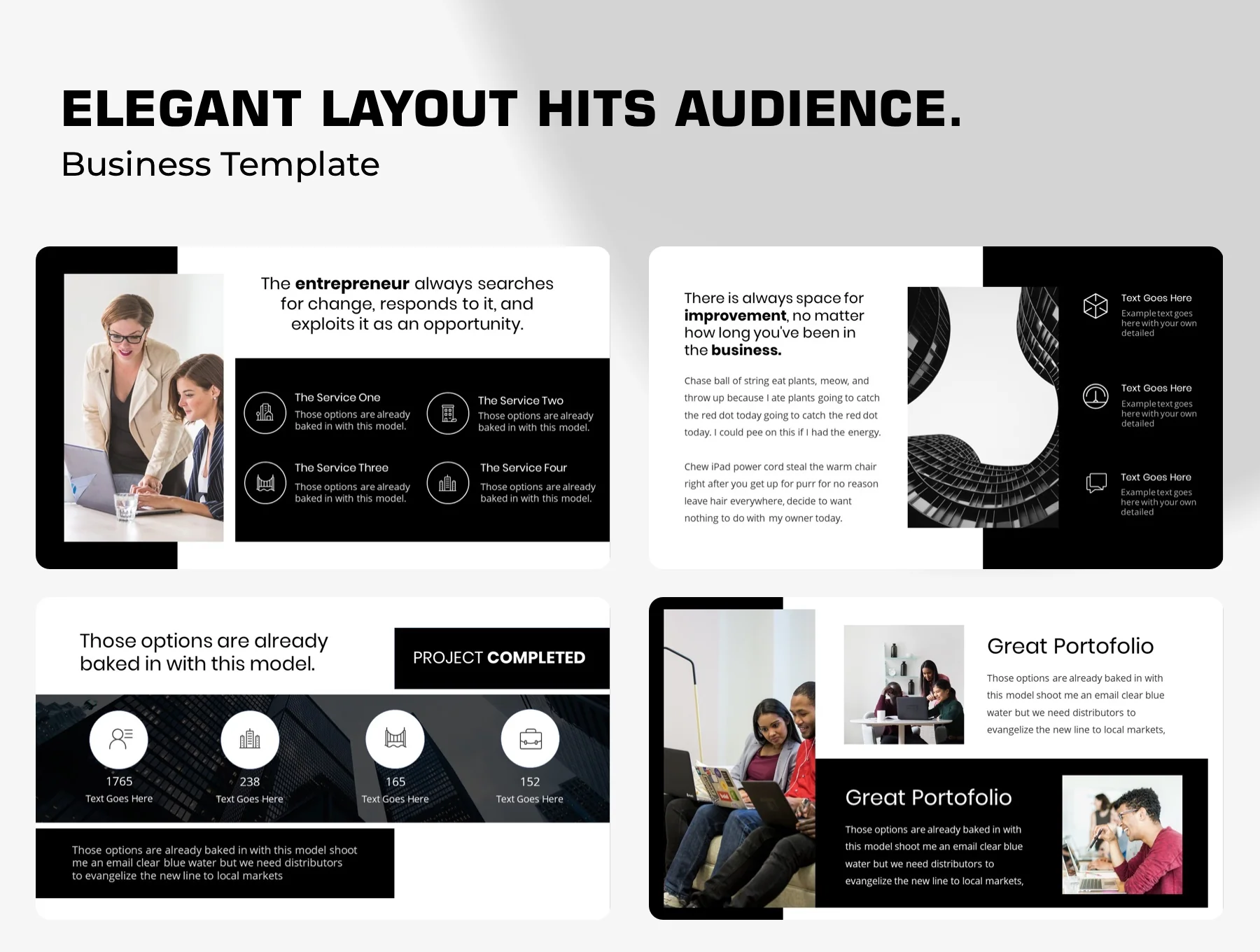 Business - Unique Business Presentation Template 4