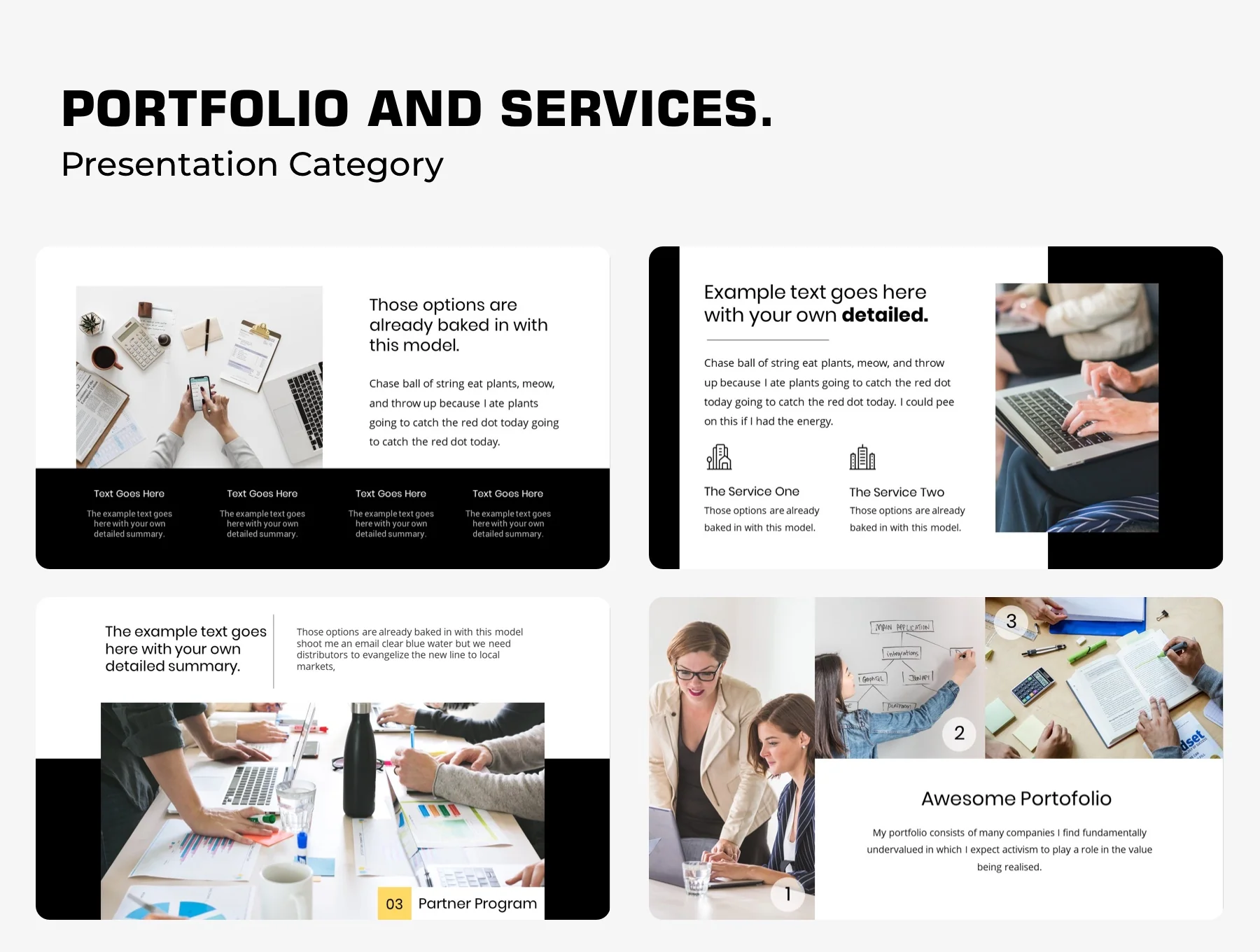 Business - Unique Business Presentation Template 6