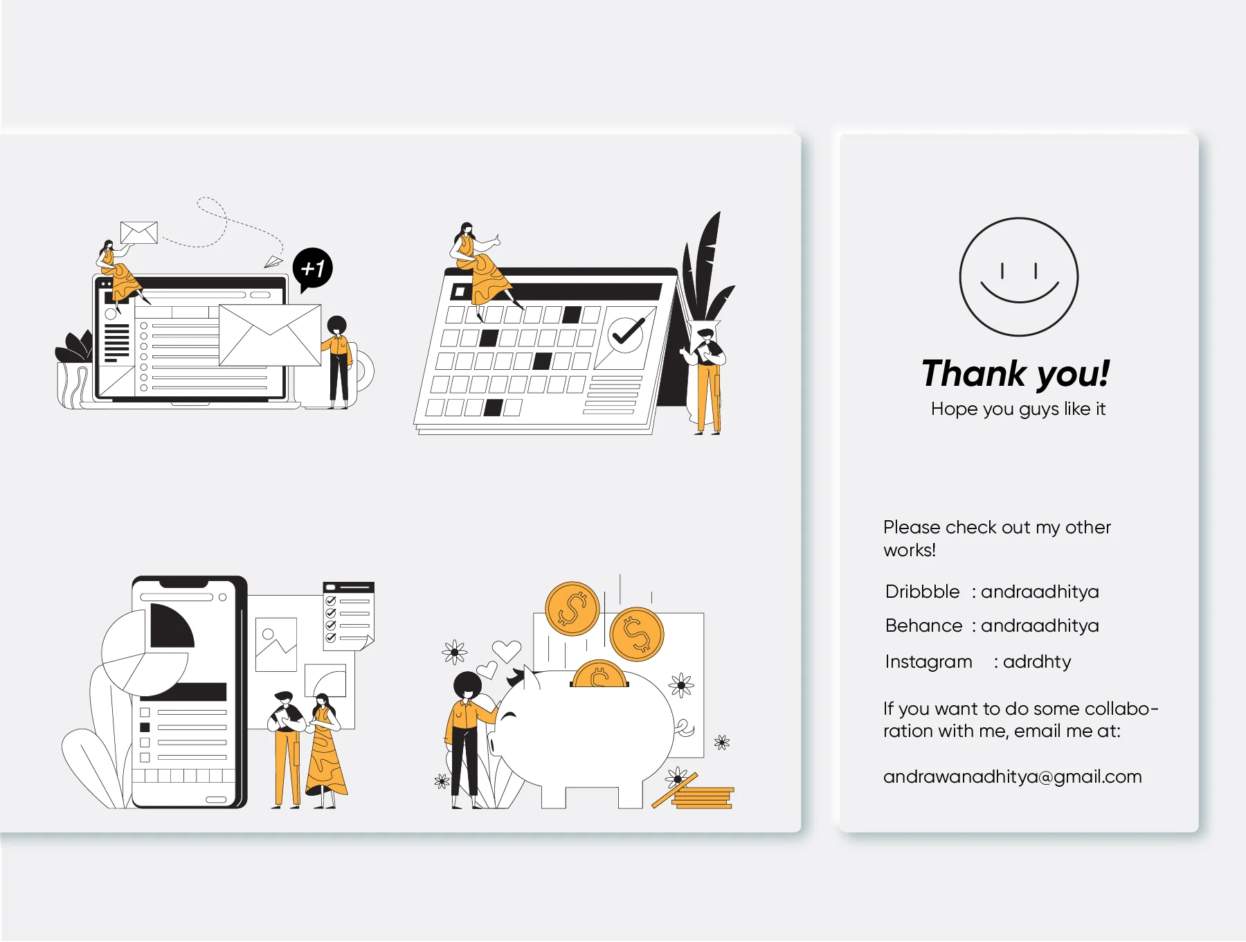 Business Management Illustration Kit 6