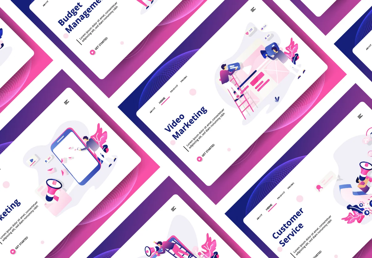 Business Marketing Landing Page Vol 3