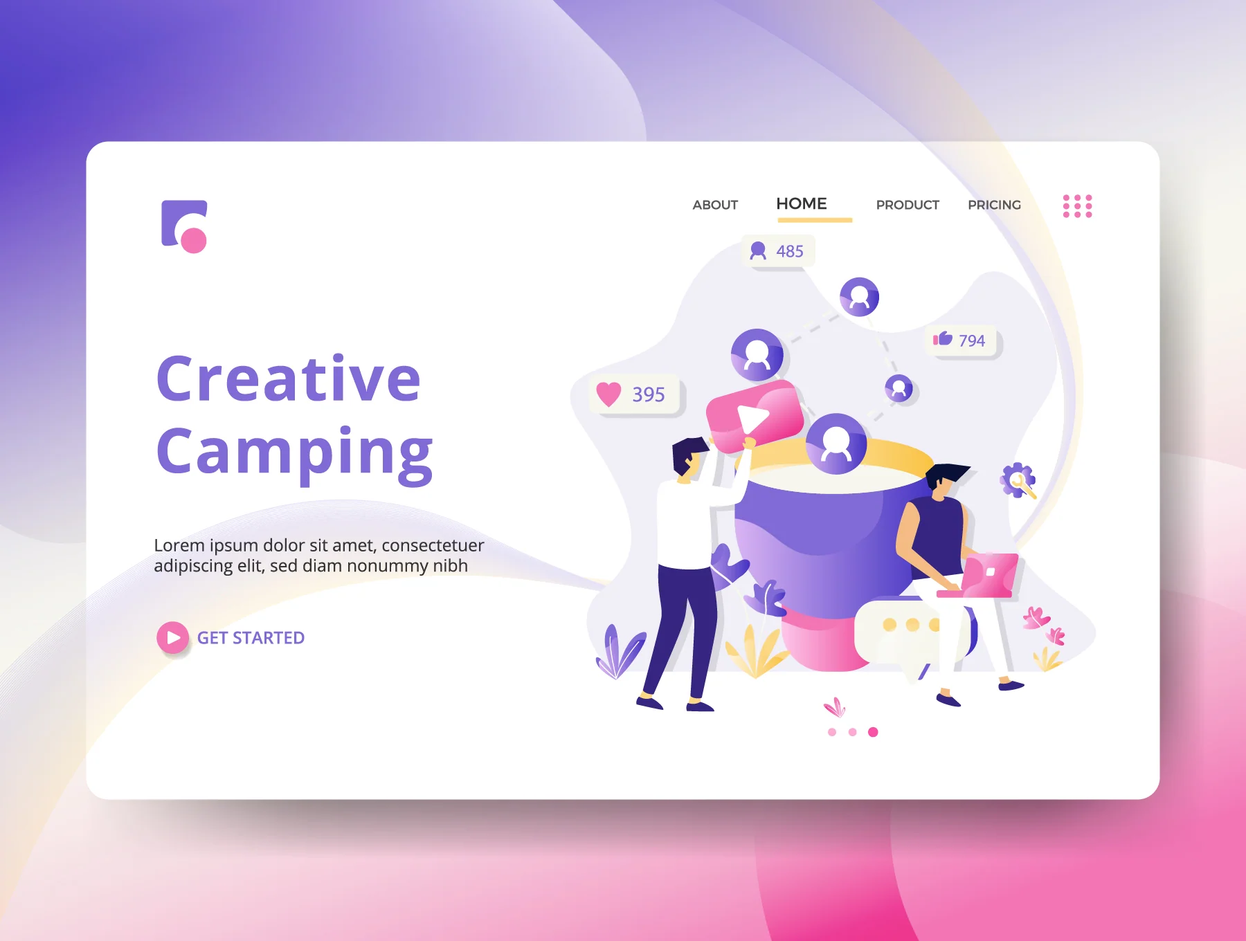 Business Marketing Landing Page