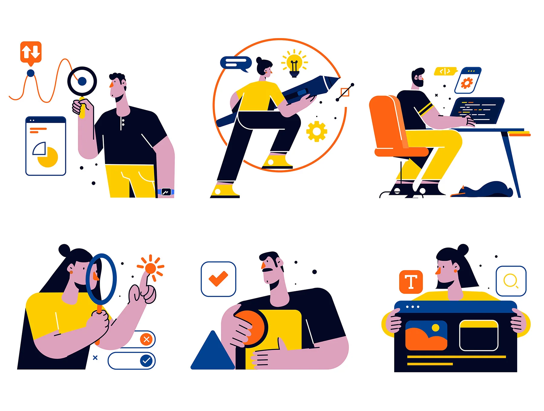 Business People illustrations 4