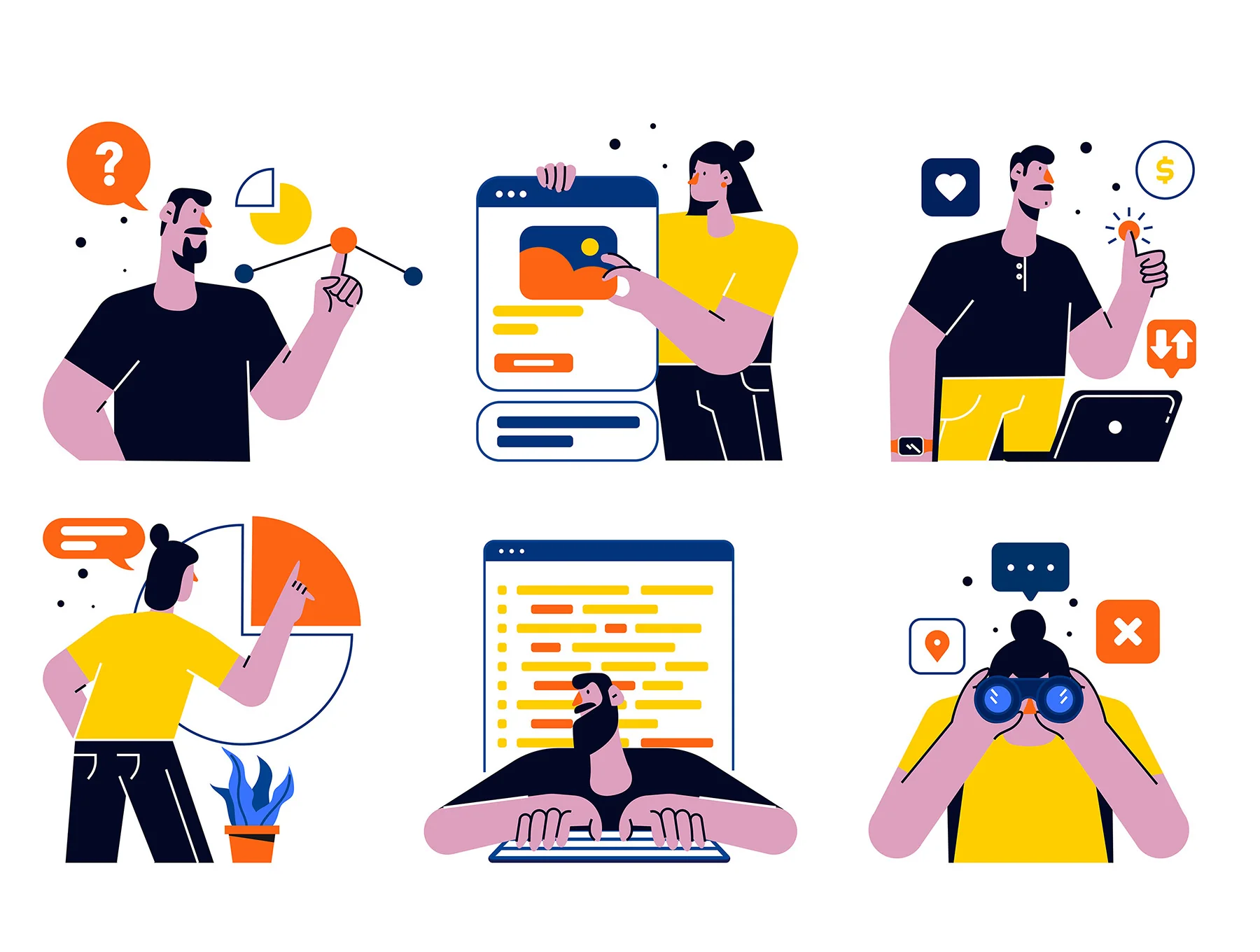 Business People illustrations 6