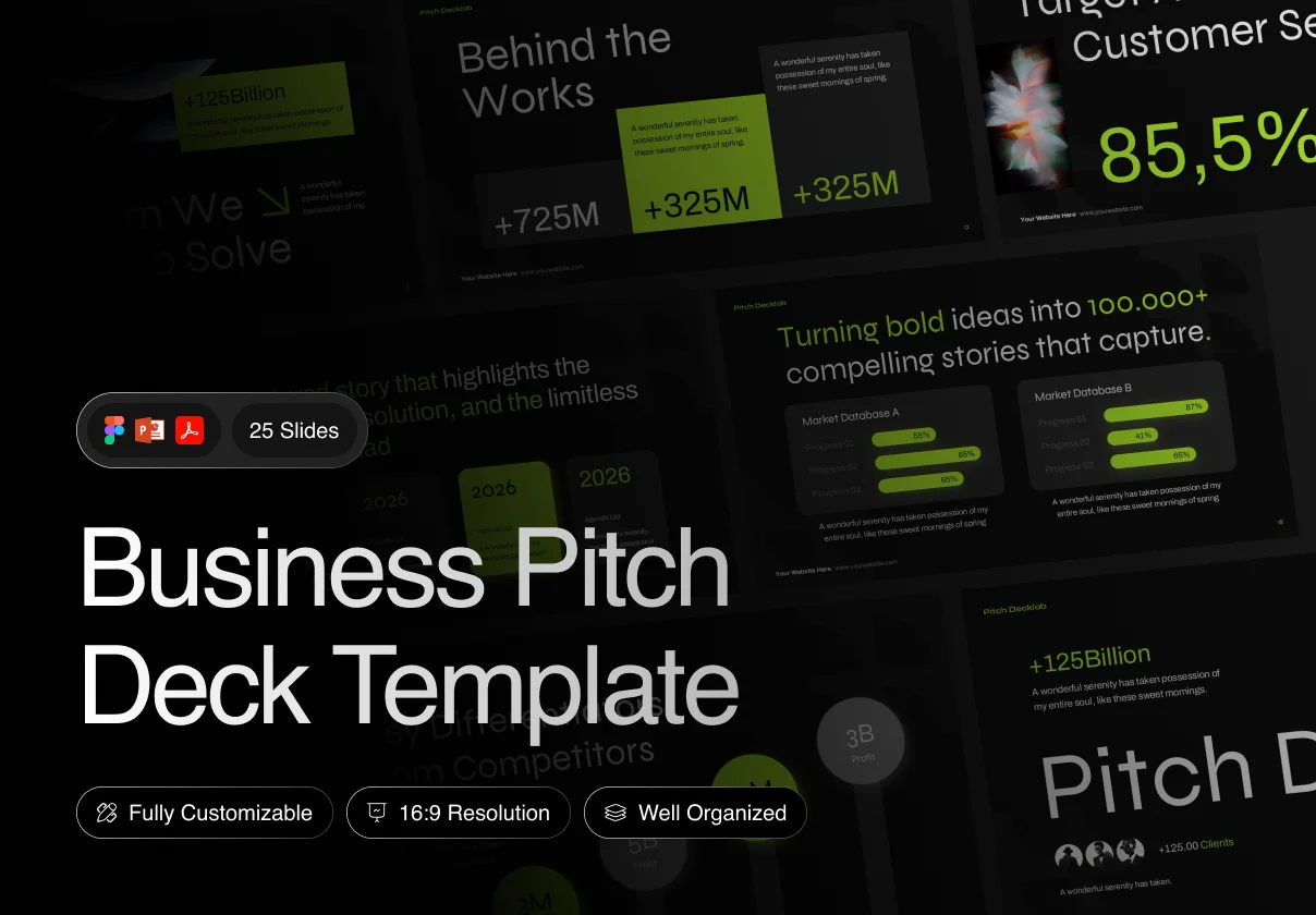 Business Pitch Deck Template
