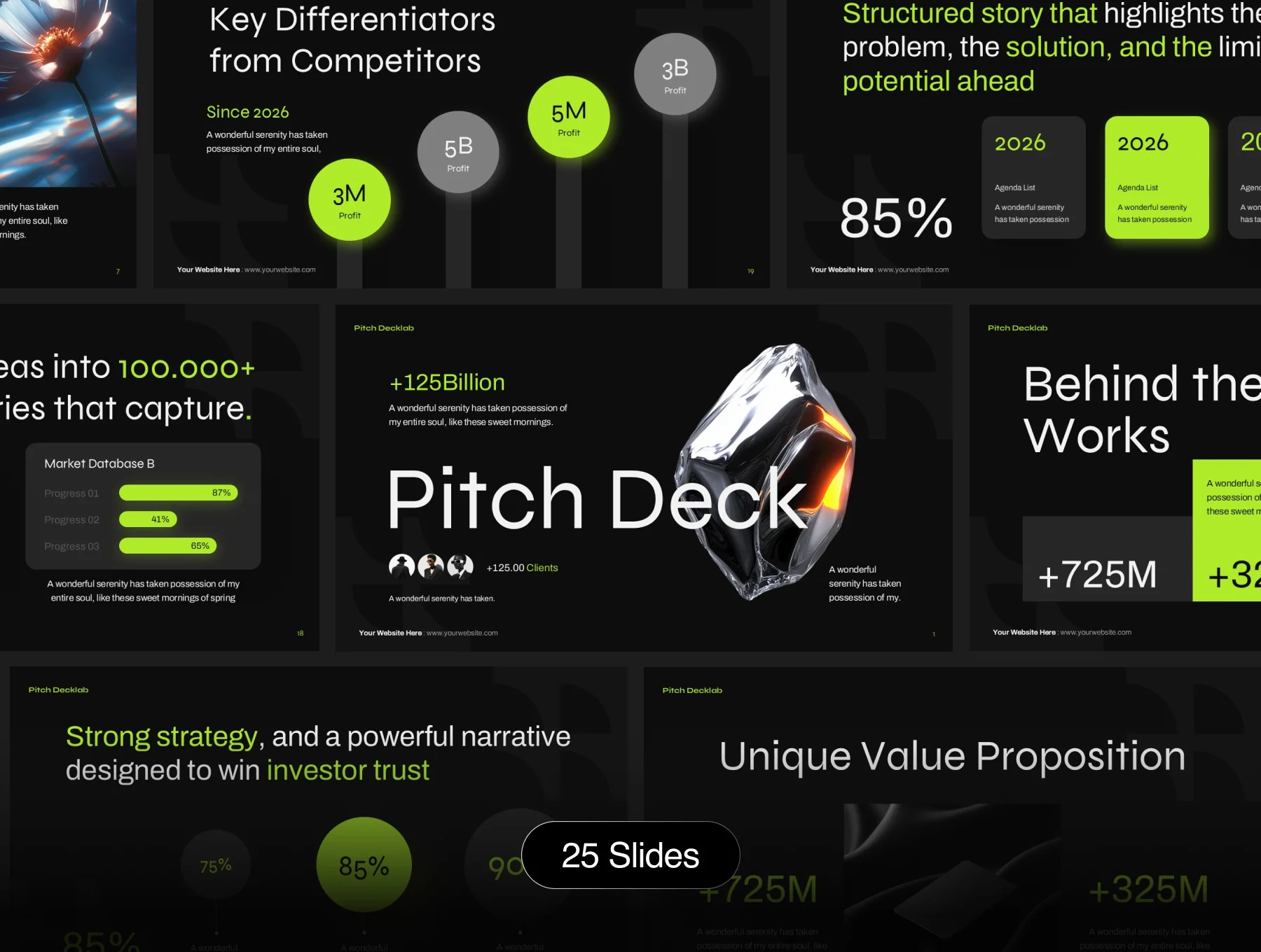 Business Pitch Deck Template 3