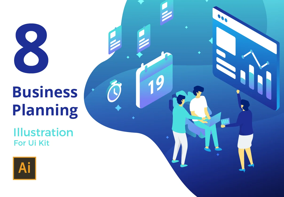 Business Planning Illustration