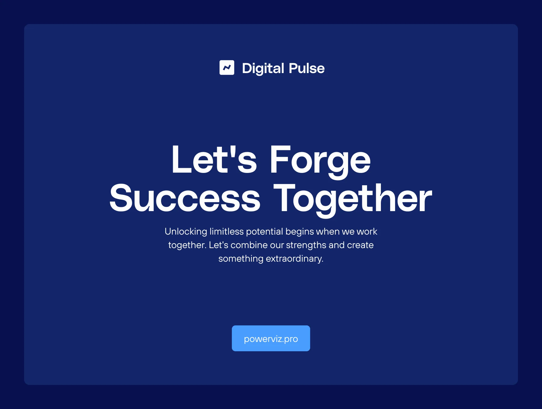 Business Presentation Template — Digital Pulse 4